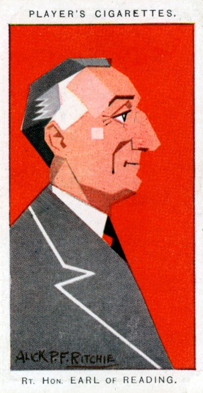 Rufus Isaacs, Readingin ensimmäinen markiisi, päätuomari ja diplomaatti, 1926. tekijältä Alick P. F. Ritchie