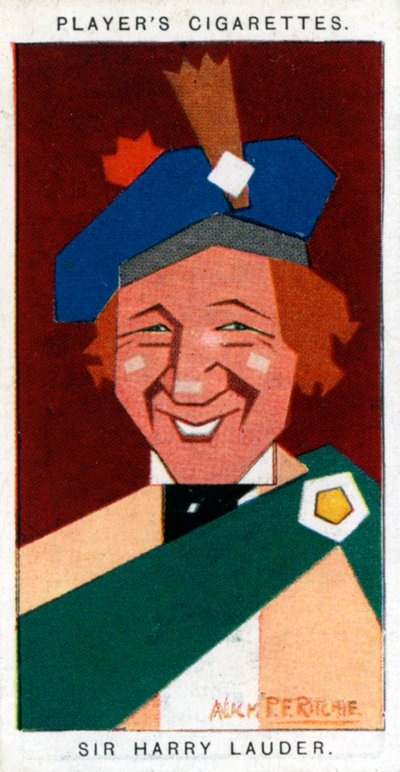 Sir Harry Lauder, skotlantilainen koomikko, 1926. tekijältä Alick P. F. Ritchie