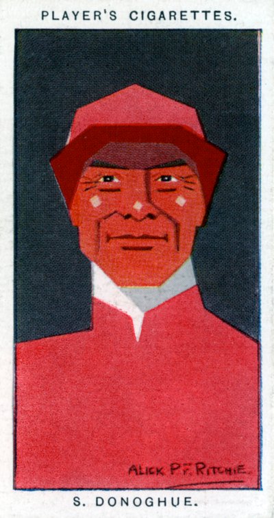 Stephen Donoghue, Jockey ja valmentaja, 1926. tekijältä Alick P. F. Ritchie