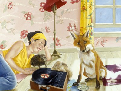 Upea lastenvahtimme (akryyli ja öljy kankaalle) tekijältä Alix Contemporary Artist Soubiran Hall