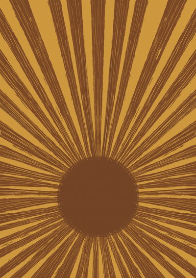Retro Golden Sunburst tekijältä Aliya Putrus