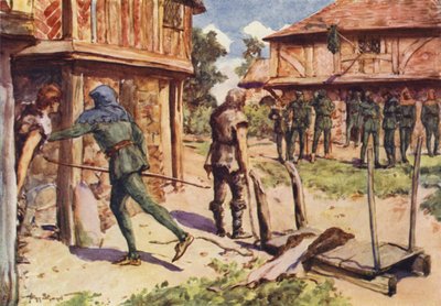 Robin Hood ja hänen iloiset miehet: Kuinka Robin Hoodista tuli lainsuojaton (värilitho) tekijältä Allan (after) Stewart