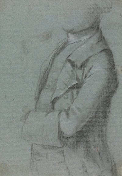 Pukututkimus miehen muotokuvaan tekijältä Allan Ramsay