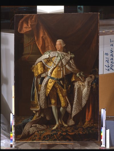 King George III (öljy kankaalle) tekijältä Allan Ramsay