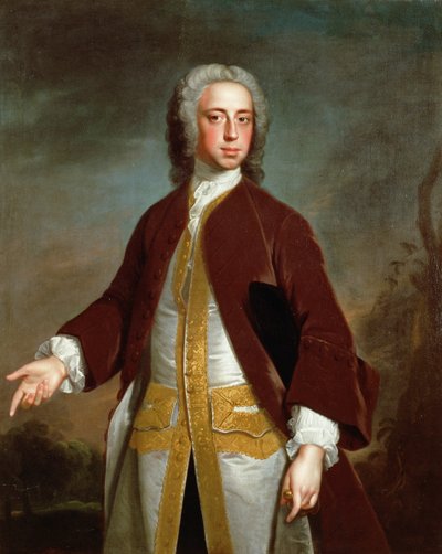 Lord Sherard Mannersin, Rutlandin herttuan kuudennen pojan muotokuva ennen vuotta 1742 tekijältä Allan Ramsay