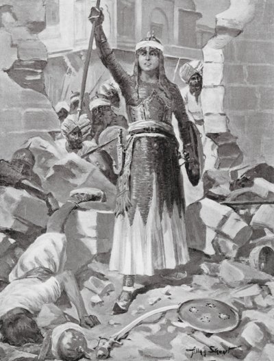 Prinsessa Chand Bibi puolustaa Ahmadnagaria tekijältä Allan Stewart