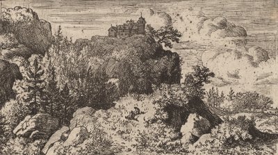 Firs in the Defile, luultavasti n. 16451656. tekijältä Allart van Everdingen