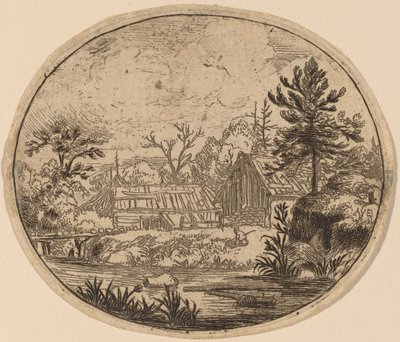 Hamlet joen rannalla, luultavasti n. 16451656. tekijältä Allart van Everdingen