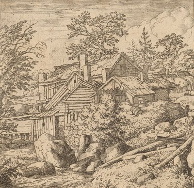 Hamlet al vessant de la muntanya, probablement c. 16451656. finlandès tekijältä Allart van Everdingen