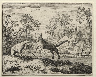 Reynard the Fox: Reynard tekee katumusta tekijältä Allart van Everdingen
