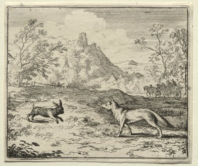 Reynard the Fox: Reynard ja kani. tekijältä Allart van Everdingen