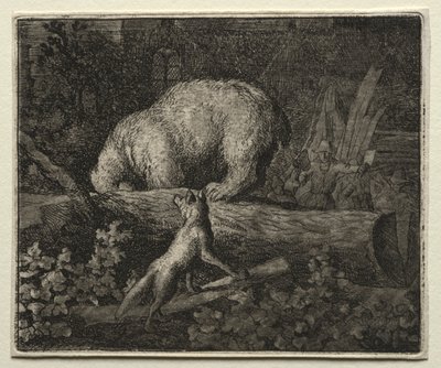 Reynard the Fox: Karhun pyydystäminen. tekijältä Allart van Everdingen