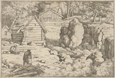 Puuseppä, 1600-luku. tekijältä Allart van Everdingen