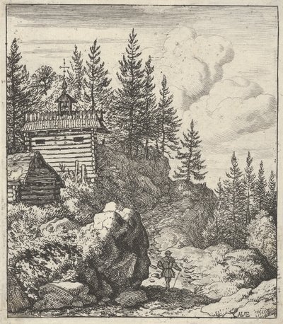 Kappeli, 1600-luku. tekijältä Allart van Everdingen
