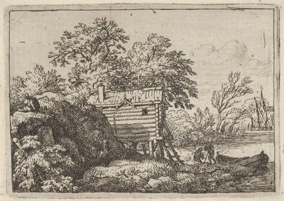 Kalastajan kota, 1600-luku. tekijältä Allart van Everdingen
