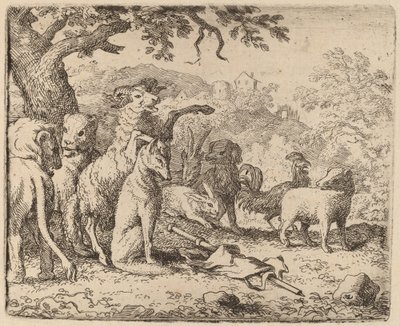 Ram siunaa Reynardia, luultavasti n. 16451656. tekijältä Allart van Everdingen