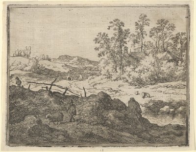 Paimen ja lammas, 1600-luku. tekijältä Allart van Everdingen
