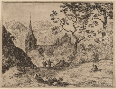 Torni, luultavasti c. 16451656. tekijältä Allart van Everdingen