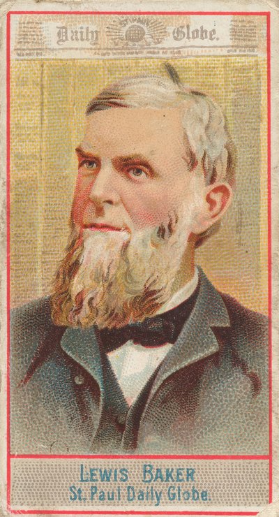 Lewis Baker, St. Paul Daily Globe, American Editors -sarjasta N1 for Allen & Ginte..., 1887. tekijältä Allen