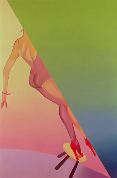 Nimetön (öljy kankaalle) tekijältä Allen Jones