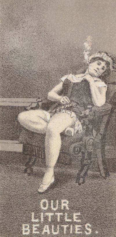 Näyttelijät-sarjasta N57, joka mainostaa Pienet kaunottaremme savukkeita Allenille ja Gintelle..., 1890. tekijältä Allen and Ginter