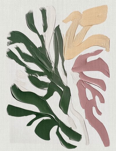 Abstraktit Monstera-lehdet tekijältä Alma