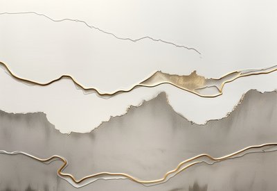 Kultainen kerroksellinen maisema tekijältä Alma