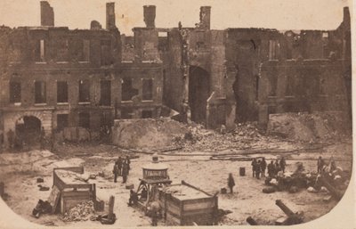 Fort Sumterin evakuointi, huhtikuu 1861, huhtikuu 1861. tekijältä Alma A. Pelot.
