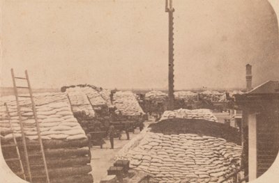 Fort Sumterin evakuointi, huhtikuu 1861, huhtikuu 1861. tekijältä Alma A. Pelot.