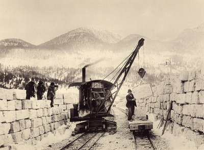 Worcheiner-tunnelien rakentaminen aloitettiin vuonna 1897. kuva 1905 (kuva) tekijältä Alois Beer