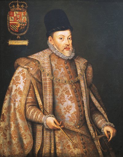 Muotokuva Philip II:sta Espanjasta (Valladolid tekijältä Alonso Sánchez Coello