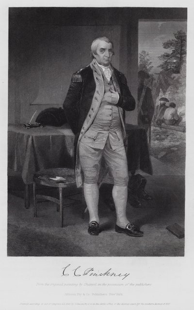 Charles Cotesworth Pinckney (kaiverrus) tekijältä Alonzo (after) Chappel