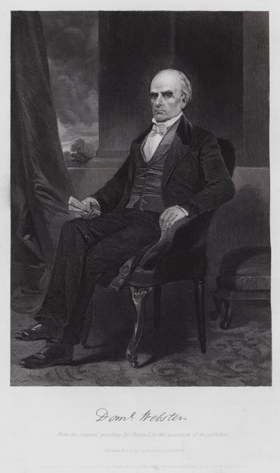 Daniel Webster (kaiverrus) tekijältä Alonzo (after) Chappel