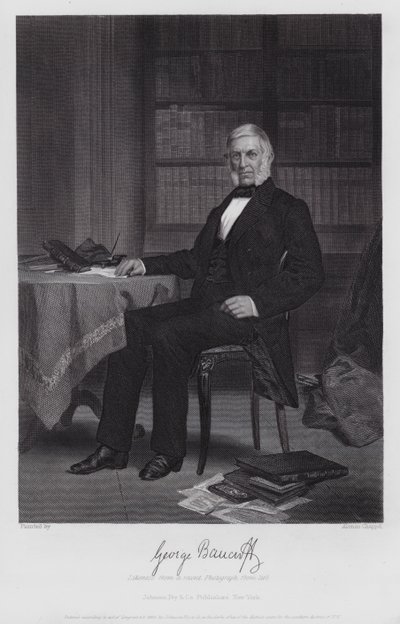 George Bancroft (kaiverrus) tekijältä Alonzo (after) Chappel