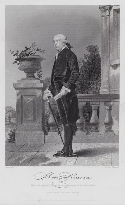 Henry Laurens (kaiverrus) tekijältä Alonzo (after) Chappel