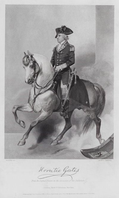 Horatio Gates (kaiverrus) tekijältä Alonzo (after) Chappel