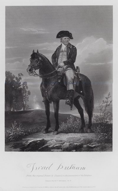 Israel Putnam (kaiverrus) tekijältä Alonzo (after) Chappel