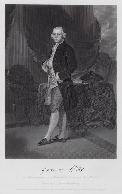 James Otis (kaiverrus) tekijältä Alonzo (after) Chappel