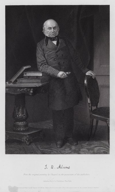 John Quincy Adams (kaiverrus) tekijältä Alonzo (after) Chappel