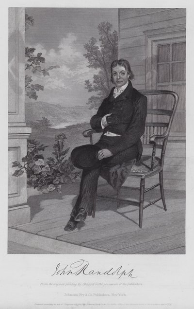 John Randolph (kaiverrus) tekijältä Alonzo (after) Chappel