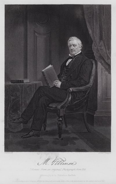 Millard Fillmore (kaiverrus) tekijältä Alonzo (after) Chappel