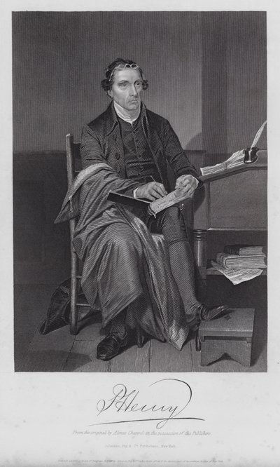 Patrick Henry (kaiverrus) tekijältä Alonzo (after) Chappel