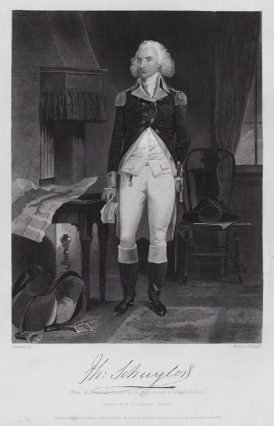 Philip Schuyler (kaiverrus) tekijältä Alonzo (after) Chappel