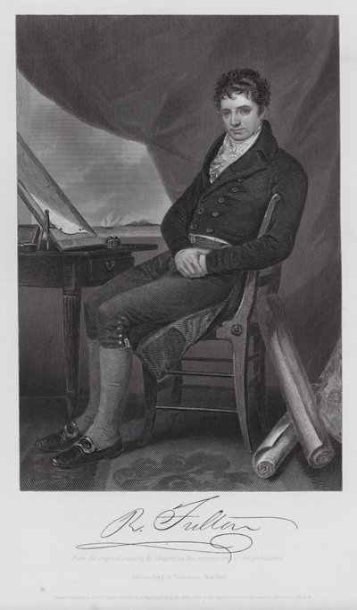 Robert Fulton (kaiverrus) tekijältä Alonzo (after) Chappel