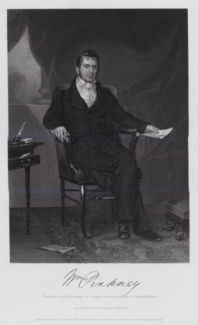 William Pinkney (kaiverrus) tekijältä Alonzo (after) Chappel