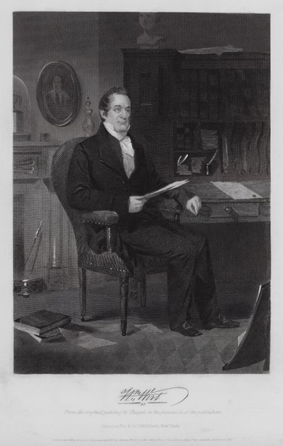 William Wirt (kaiverrus) tekijältä Alonzo (after) Chappel