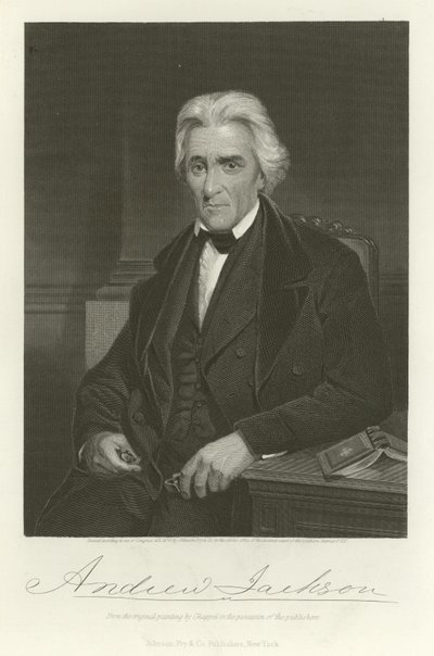 Andrew Jackson tekijältä Alonzo Chappel