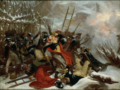 Kenraali Richard Montgomeryn kuolema 31. joulukuuta 1775 1865 tekijältä Alonzo Chappel