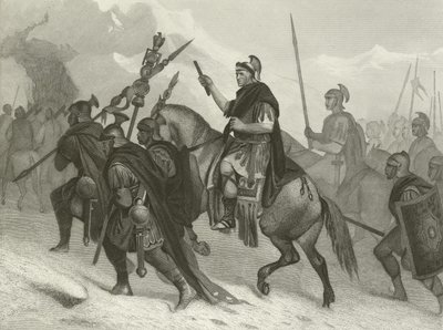 Hannibal ja hänen armeijansa ylittämässä Alpit, 218 eaa tekijältä Alonzo Chappel