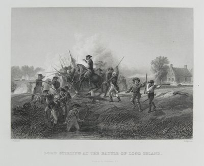 Lordi Stirling Long Islandin taistelussa 1776 tekijältä Alonzo Chappel